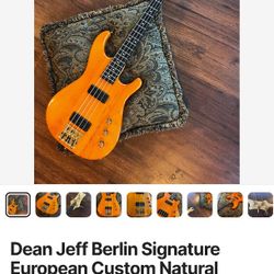 Dean Jeff Berlin European Custom Signiture