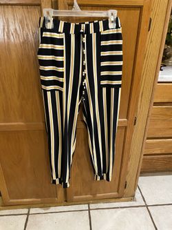 Striped Lounge Pants. Read description for details and location.