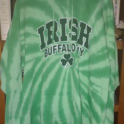 Buffalo Irish Tie Dye Hoodie 2XL