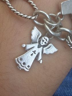 Silver Angel Charm