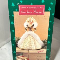 New Barbie Mantle Stocking Holder
