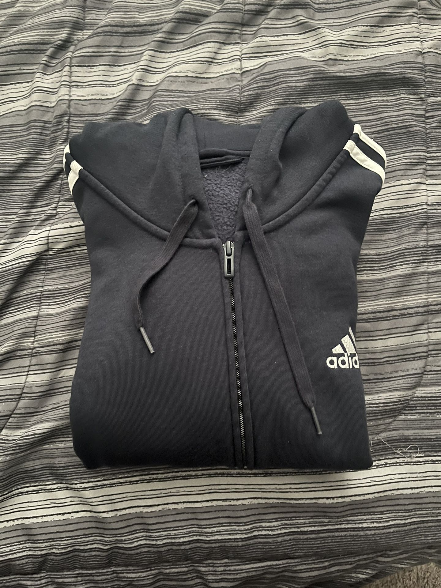 Adidas Striped Hoodie