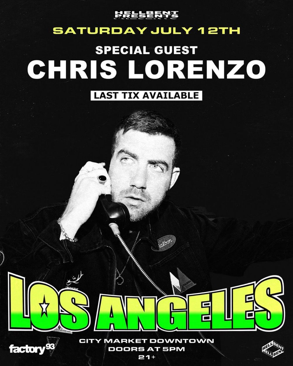 VIP Admission 7/12 ( $200 Each )