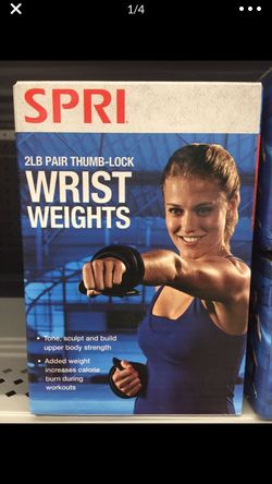 New Sealed Box 2 lb wrist weights 2 lb each wrist, develop forearms and arms develop vein looking forearms