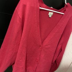 cute pink cardigan