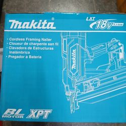 Makita New 21 Framing Nailer 18v