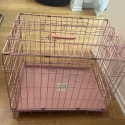 Pink Dog Cage 