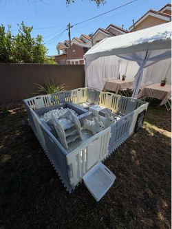 White 8x8 soft play for RNT