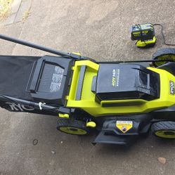 Ryobi Electric Self Push Lawn Mower