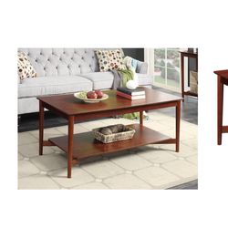 Wooden Mid-Century Style New in Box Coffee Table 