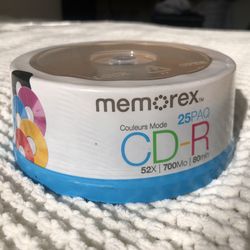 Memorex color CD-R disc 25pk