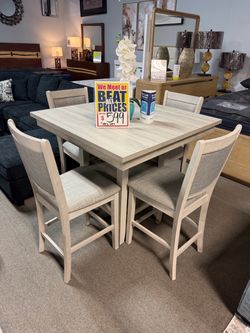 5-Piece Counter Height Dining Set 💙🥳🎉