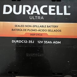 Duracell Ultra Batteries DURDC12-35J 12V 35Ah AGM
