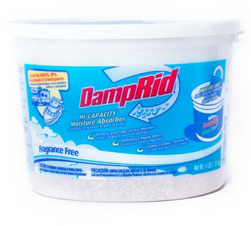 DampRid Fragrance Free Moisture Absorber 4 lb. Hi-Capacity Bucket