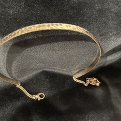 Antique gold Vintage Look Choker