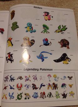 legendary pokemon stickers