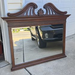 (PENDING) FREE Chippendale Mirror In Mahogany. Large. FREE.