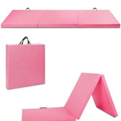 Foldable Pink Gymnastics Mat