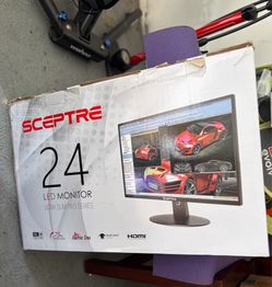 Sceptre Monitor 24” x 2