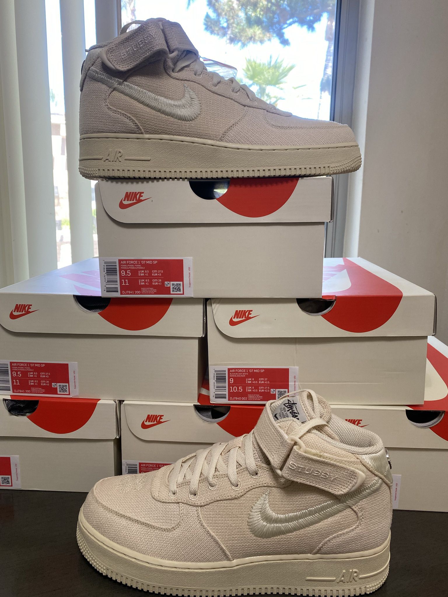 Nike Airforce 1 Stussy Sizes 6.5,13 Price Firm