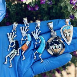 Sterling Silver Kokopelli Pendants $80 Each