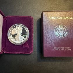1986-S Proof American Silver Eagle Coin – San Francisco Mint