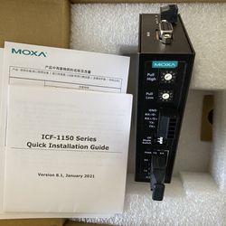 Moxa ICF-1150I-S-SC-T Serial to Fiber Converter