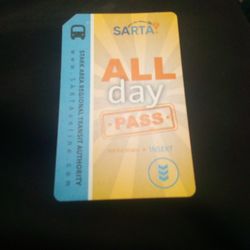 Sarta Day Passes For 2.00