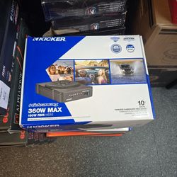 KICKER 46HS10 Compact Powered 10-inch Subwoofer