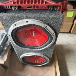 Sony Xplod Twin Subwoofers And 