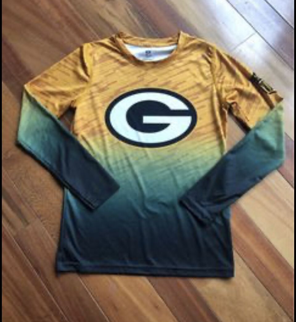 Unisex NFL Greenbay Packers Long Sleeve Athletic Shirt