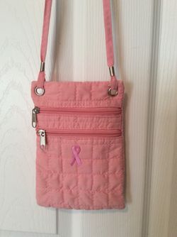 Cross Shoulder Breast Cancer Bag