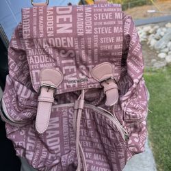 Pink Steve Madden Purse Backpack