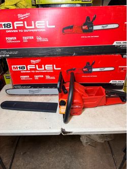 Milwaukee TOOL ONLY  M18 FUEL 16 in. 18V Lithium-Ion Brushless Battery Chainsaw NEW $200