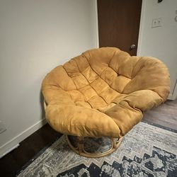 World Market Ratan Papasan Chair w/ Cushion