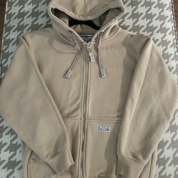 Pro Club Heavy Weight Zip Up Size Small / Khaki