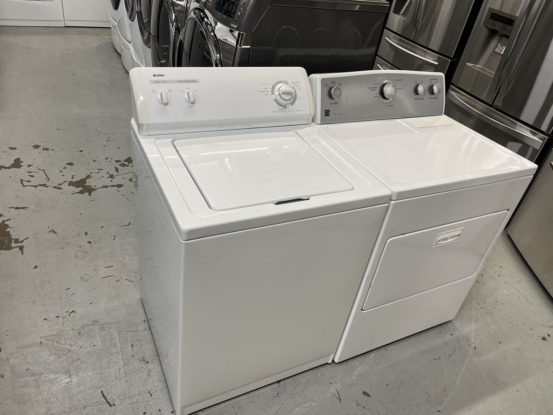Kenmore Top Loader Washer & Dryer Set 