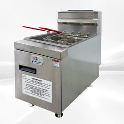 NSF Gas Countertop Fryer three tube burners NG CTF-3