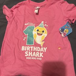 Baby Shark 1 Birthday Shirt
