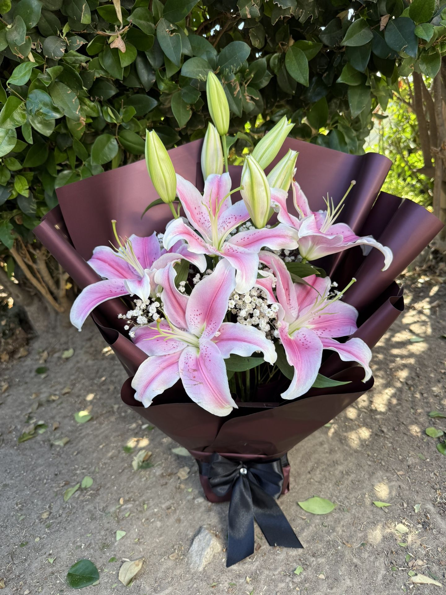 Flower Bouquet Ramo Lilies