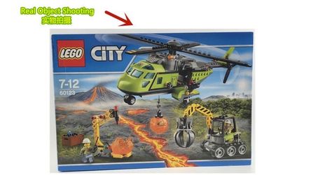 🚁🌋 LEGO New Genuine Sealed LEGO City Volcano Supply Helicopter 60123 🚁🌋 LEGO New Genuine Sealed LEGO City Volcano Supply Helicopter 60123 Year2016