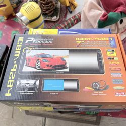 7” TFT Clip-on Monitor with Mirrot, Rear View Camera and Hands-Free Communication