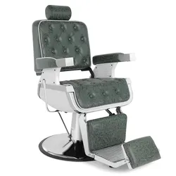 Vintage Heavy Duty Recline Hydraulic Barber Chair (Green)