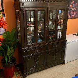 Wooden China Cabinet