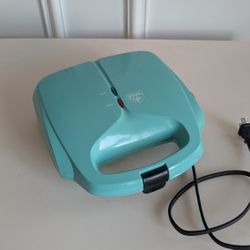GreenLife Pro Electric Panini Press Grill and Sandwich Maker, Turquoise
