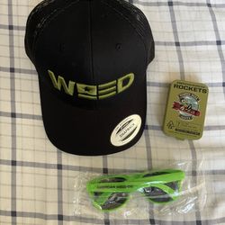 American Weed Company Hat and Glasses 