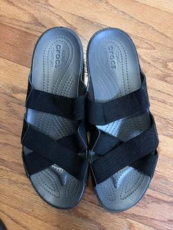 Crocs Anna Slide Gladiator sandals size 10