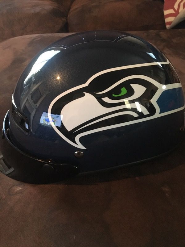 Seahawks hot sale motorcycle helmet