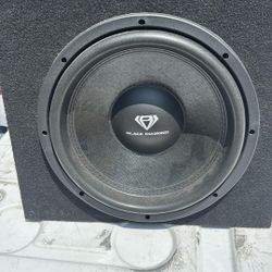 12 in black diamond sub for single cab truck 