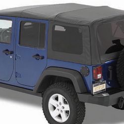 Bestop (contact info removed) Supertop NX Soft Top with Tinted Windows for 07-18 Jeep Wrangler Unlimited JK 4 Door